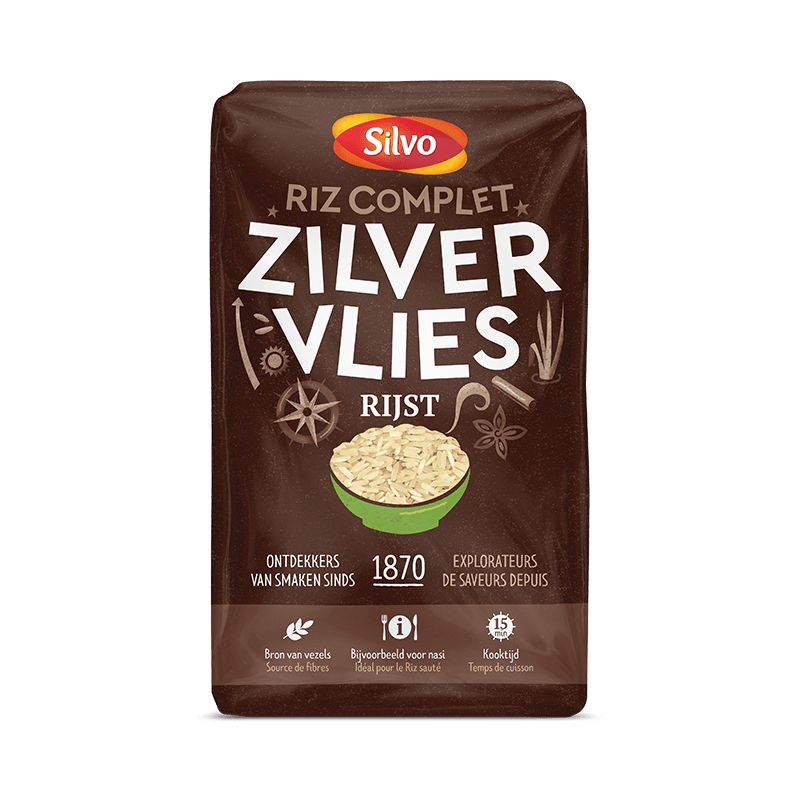 Zilvervlies rijst