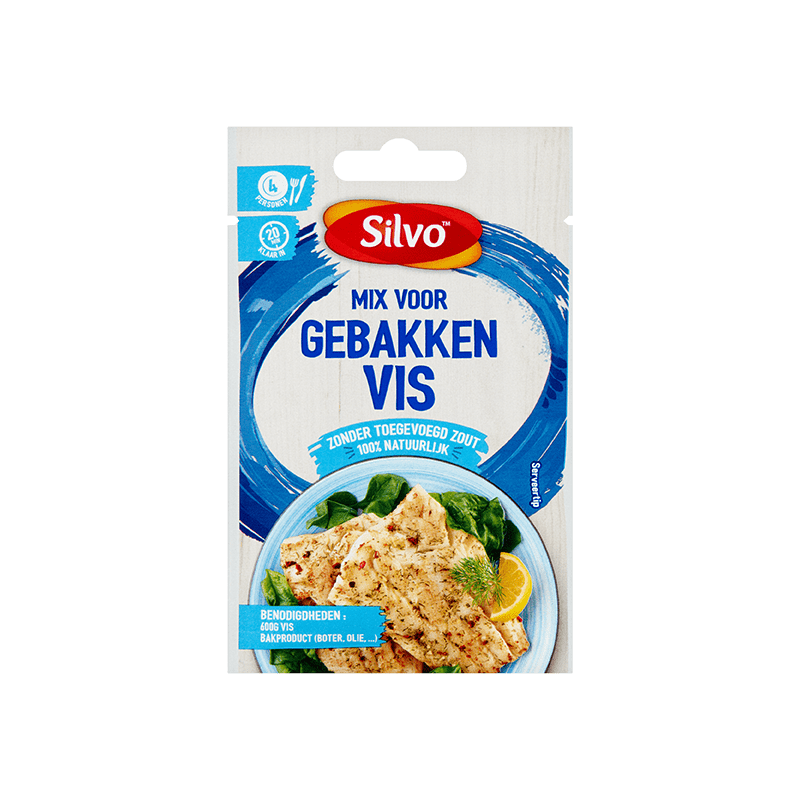 100% natuurlijke mix voor vis zonder toegevoegd zout