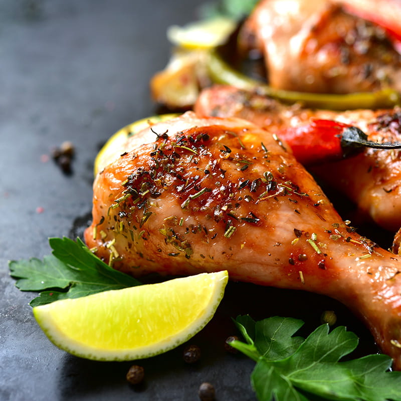 Kip Cajun en citroen