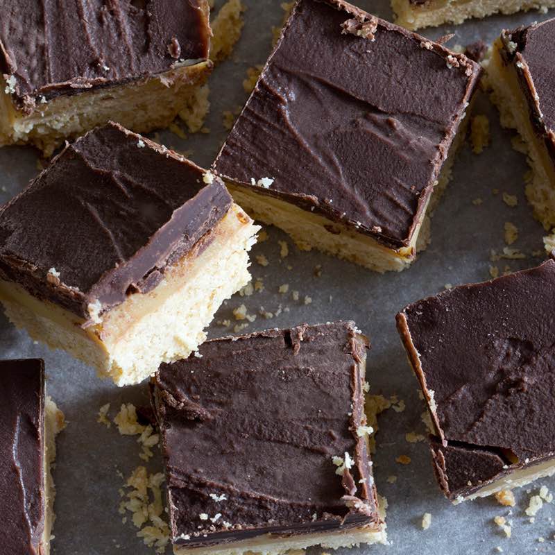 Choco-Vanille Vierkantjes