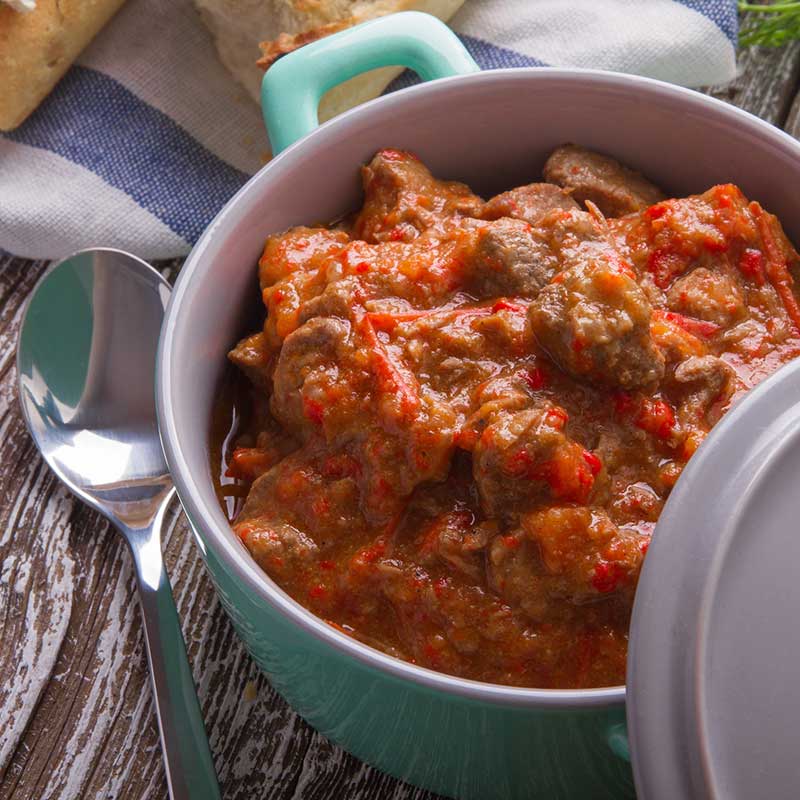 Goulash van kipfilet