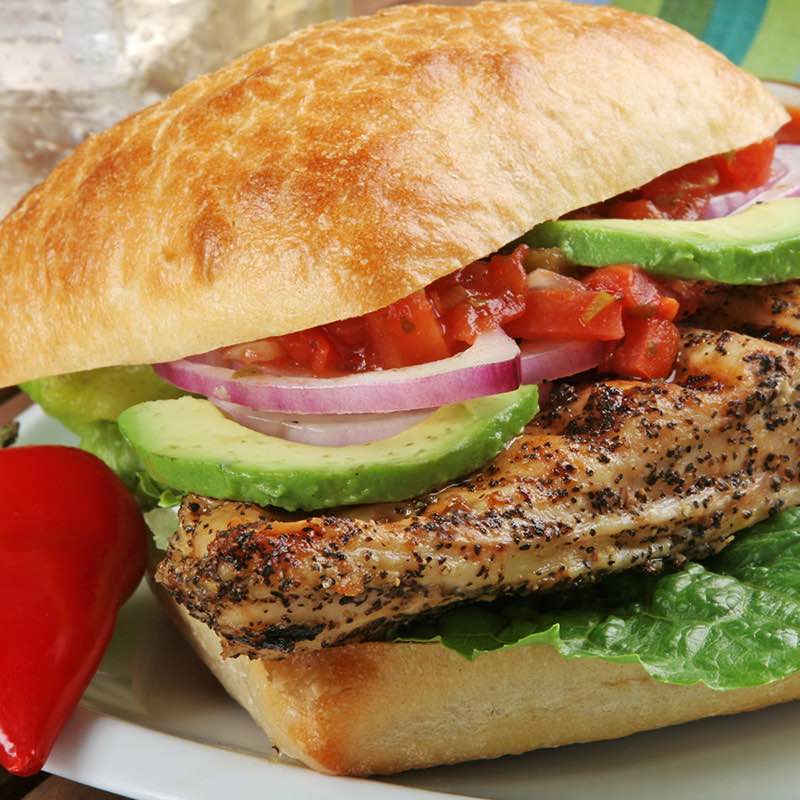 Ciabatta Kip sandwich