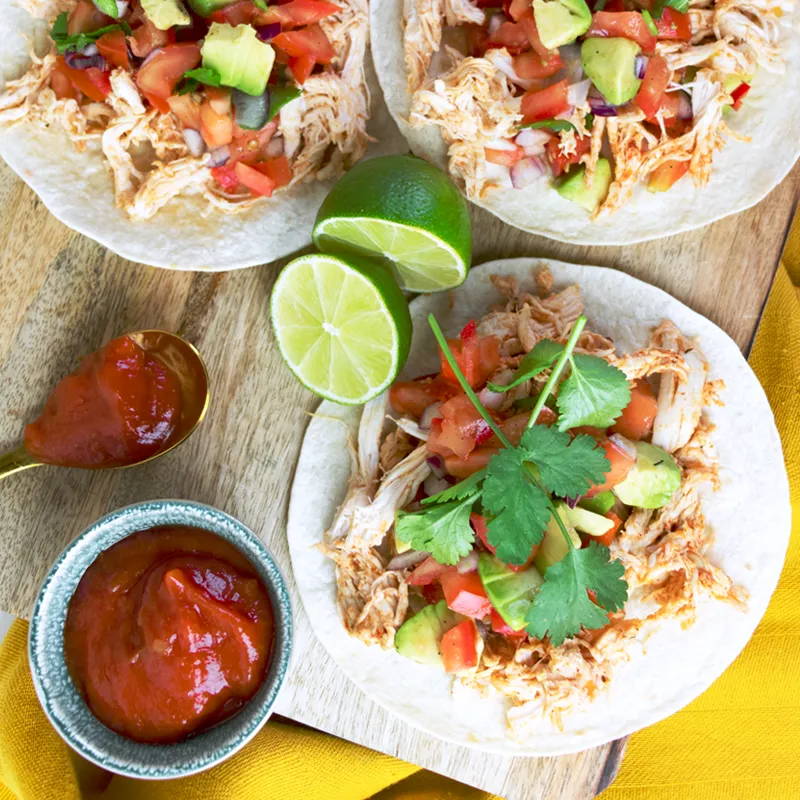Pulled Chicken Wrap