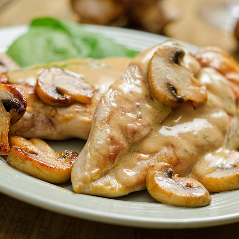 Champignon cognacsaus