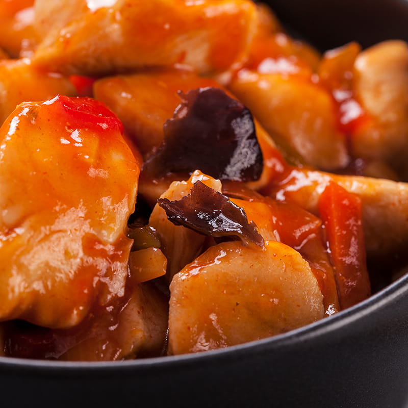 Zoete chilikip met munt