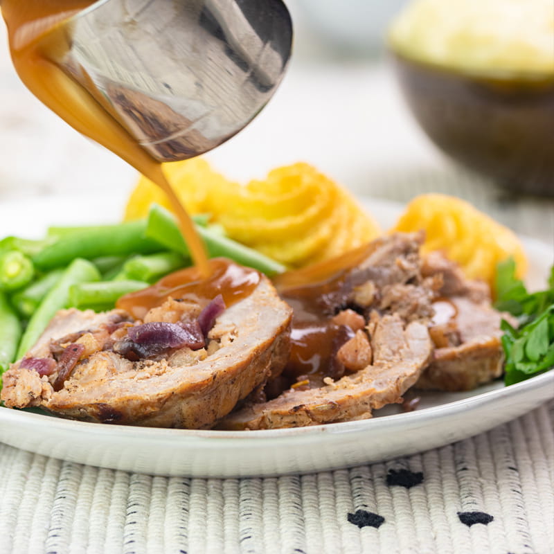 Spicy appel-kaneelrollade