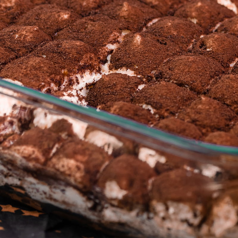 Vegan tiramisu met speculaaskruiden