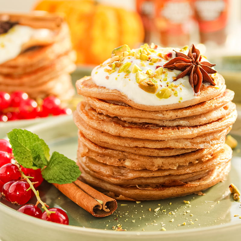 Kruidige pancakes door studentjekookt